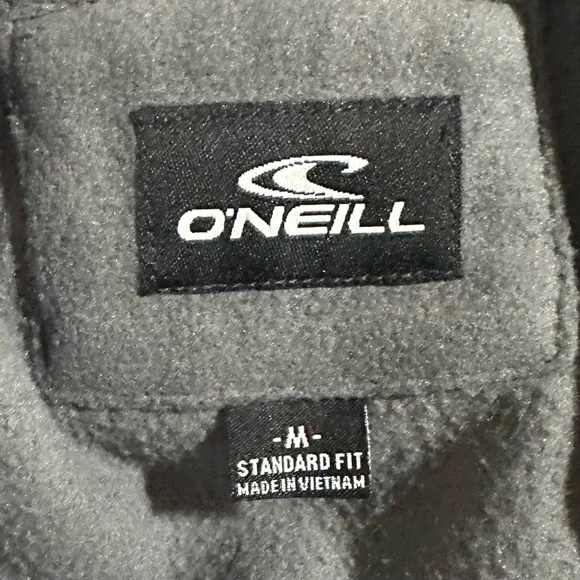 O'Neill Vantage Superfleece 1/4 Zip Pullover in Rust/Grey Men’s Size M New - Picture 4 of 7